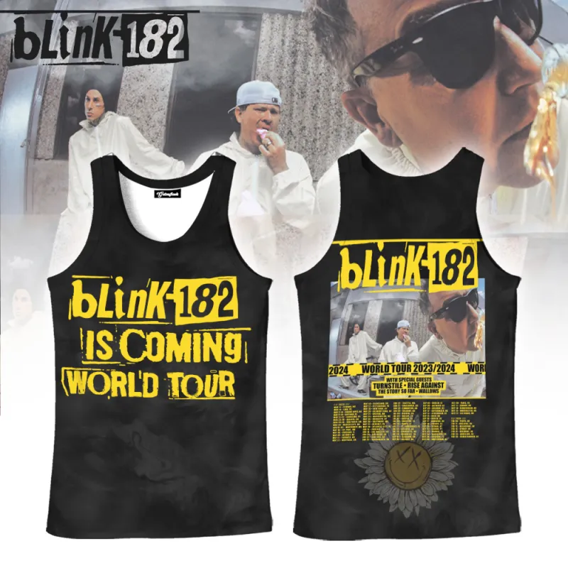 BLI200224LNQ11TTT mk7 Blink-182 World Tour 2024 Concert Shirt Hoodie BLI200224LNQ11TTT Idea Fanatic