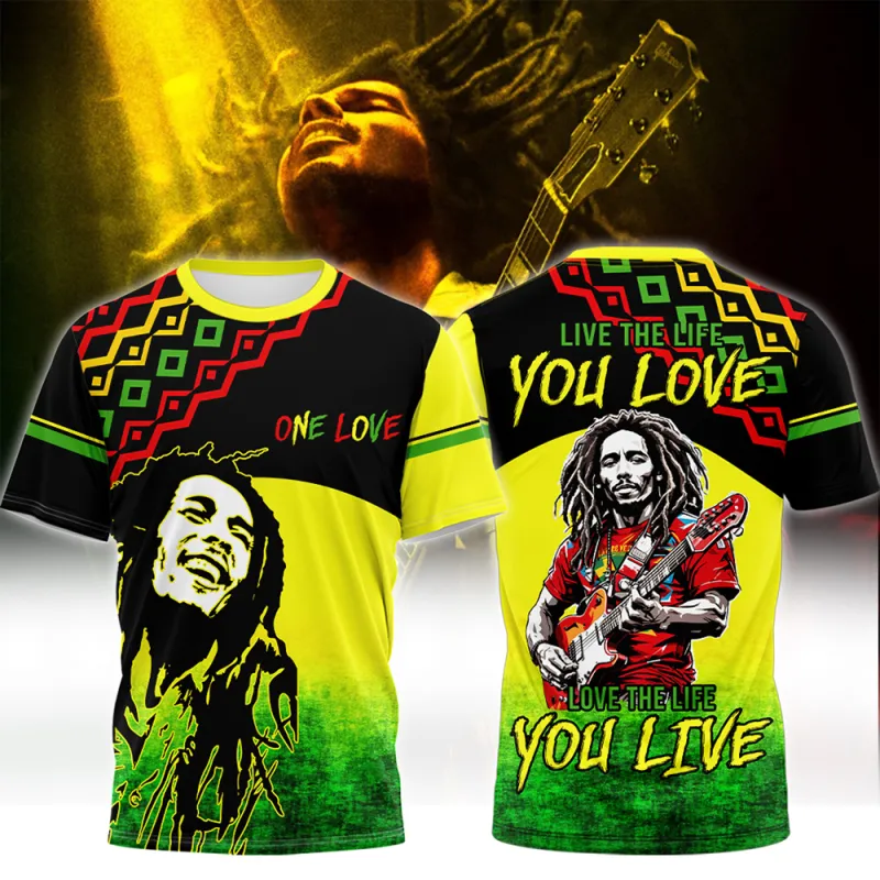 BM150324LNQ1VKH mk ts Bob Marley One Love Hoodie Shirt BM150324LNQ1VKH Idea Fanatic