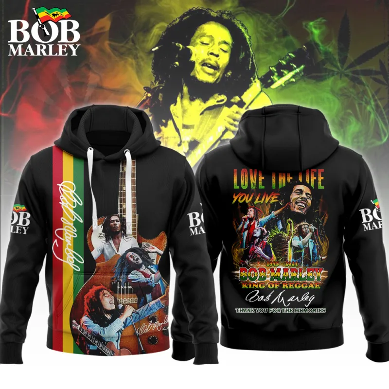 BM260324LNQ7TTT mk2 1 Bob Marley Love The Life You Live 3D Hoodie Shirt BM260324LNQ7TTT Idea Fanatic