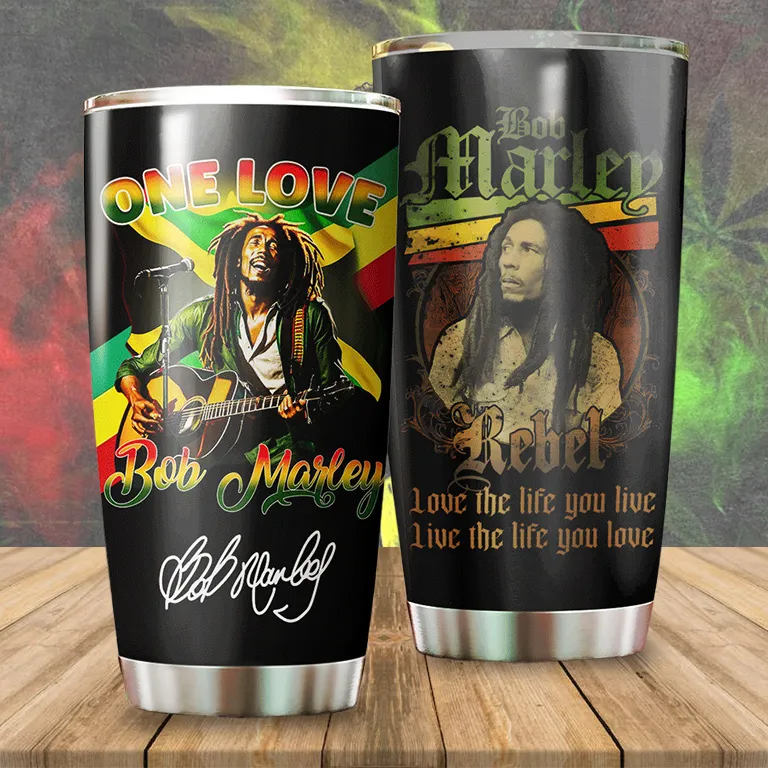 BML060524M19 mk Bob Marley Tumbler Cup BML060524M19 Idea Fanatic