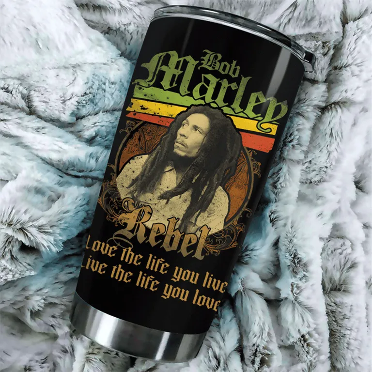 BML060524M19 mk2 Bob Marley Tumbler Cup BML060524M19 Idea Fanatic