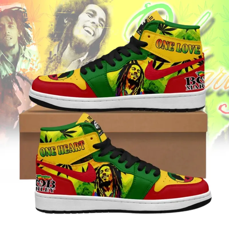 BML230324L49 mk Bob Marley Air Jordan 1 Sneaker BML230324L49 Idea Fanatic