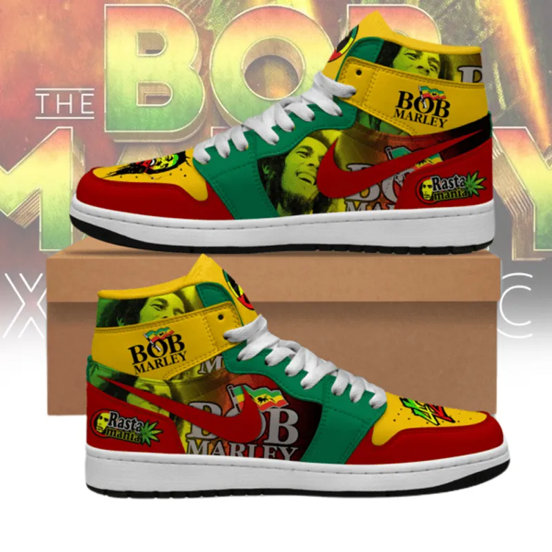 BML230324L50 mk Bob Marley Air Jordan 1 Sneaker BML230324L50 Idea Fanatic