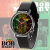 BML230324L56 mk Bob Marley Black Leather Watch IDF857869 Idea Fanatic