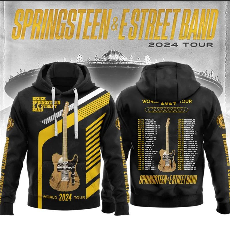 BS010424LNQ6TTT mk2 Bruce Springsteen E Street Band Tour Hoodie Shirt BS010424LNQ6TTT Idea Fanatic