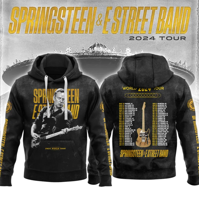 BS040424LNQ18TTT mk2 Bruce Springsteen E Street Band Tour Hoodie Shirt BS040424LNQ18TTT Idea Fanatic