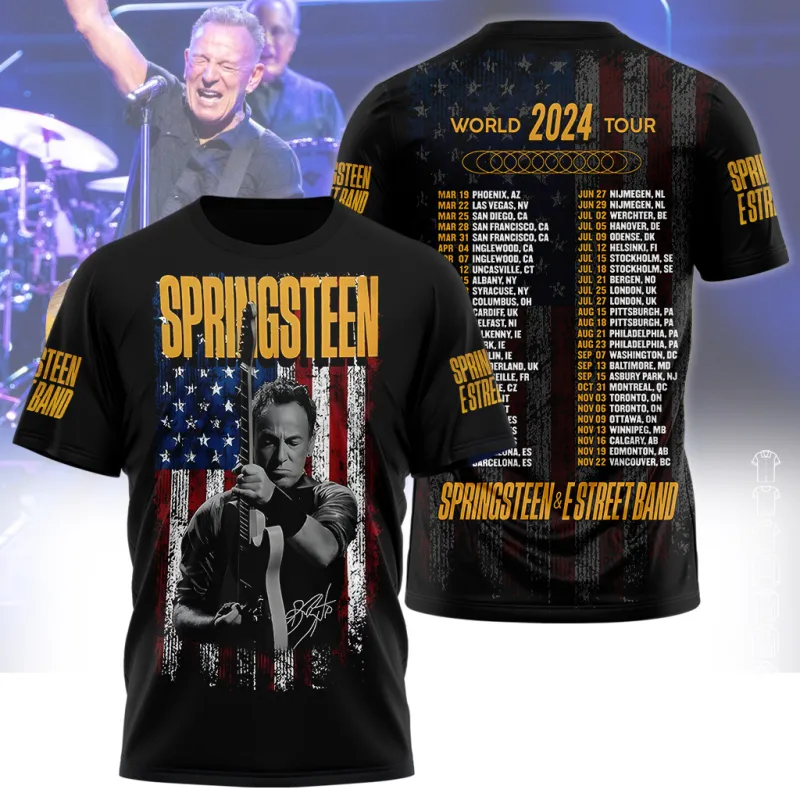 BS040424LNQ3DKD mk1 Bruce Springsteen E Street Band Tour US Flag Hoodie Shirt BS040424LNQ3DKD Idea Fanatic