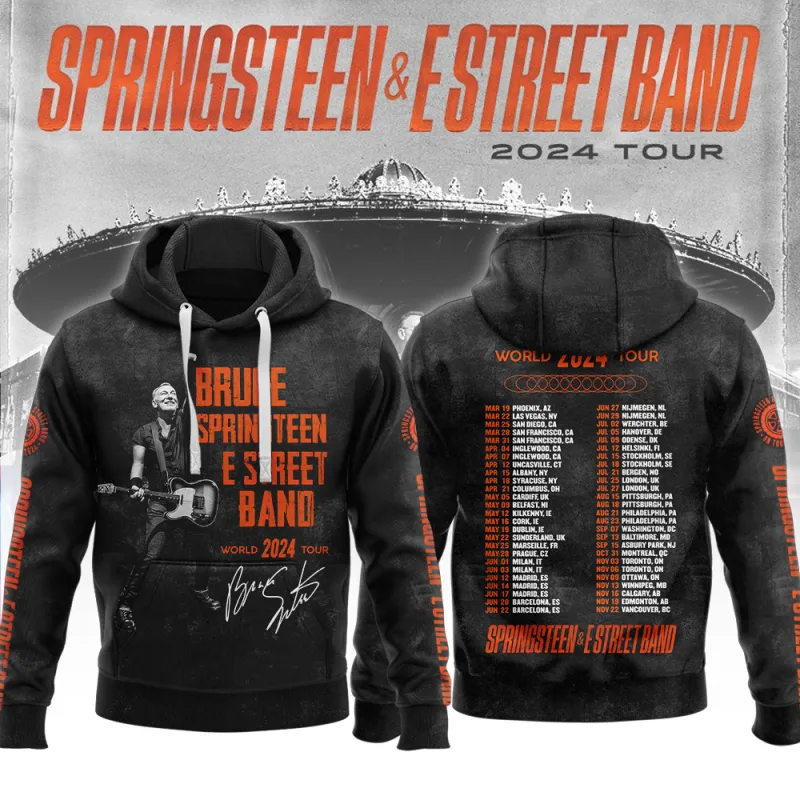 BS040424LNQ4TTT mk2 Bruce Springsteen E Street Band Tour Hoodie Shirt BS040424LNQ4TTT Idea Fanatic