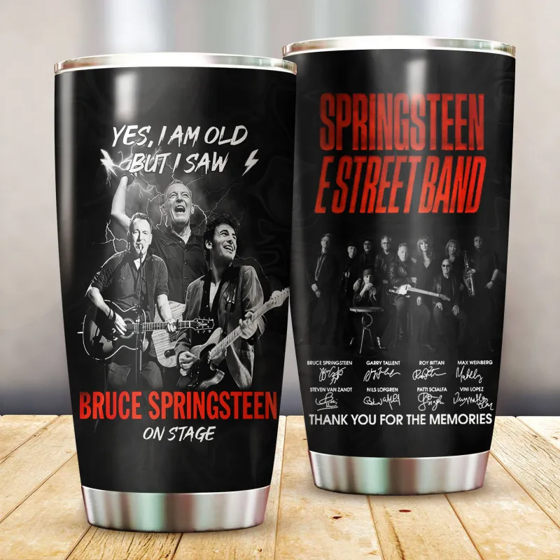 BS040424LNQ9DKD mk Bruce Springsteen E Street Band Tour Tumbler BS040424LNQ9DKD Idea Fanatic