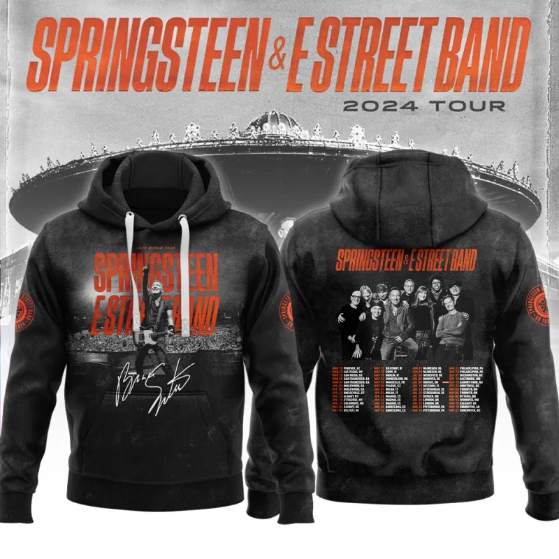 BS060424LNQ11TTT mk2 Bruce Springsteen and The E Street Band 2024 Tour Hoodie Shirt BS060424LNQ11TTT Idea Fanatic