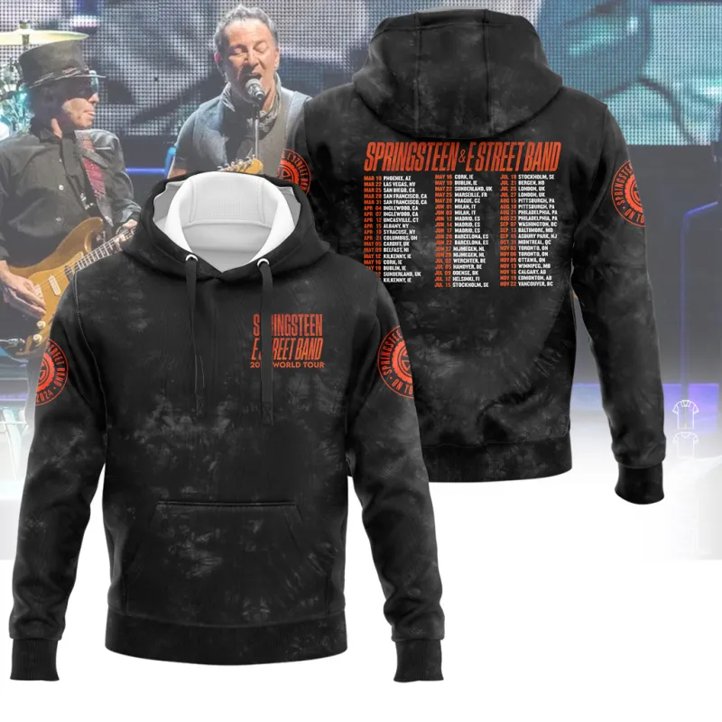 BS090424LNQ9DKD mk Bruce Springsteen and The E Street Band 2024 Tour Hoodie Shirt BS090424LNQ9DKD Idea Fanatic