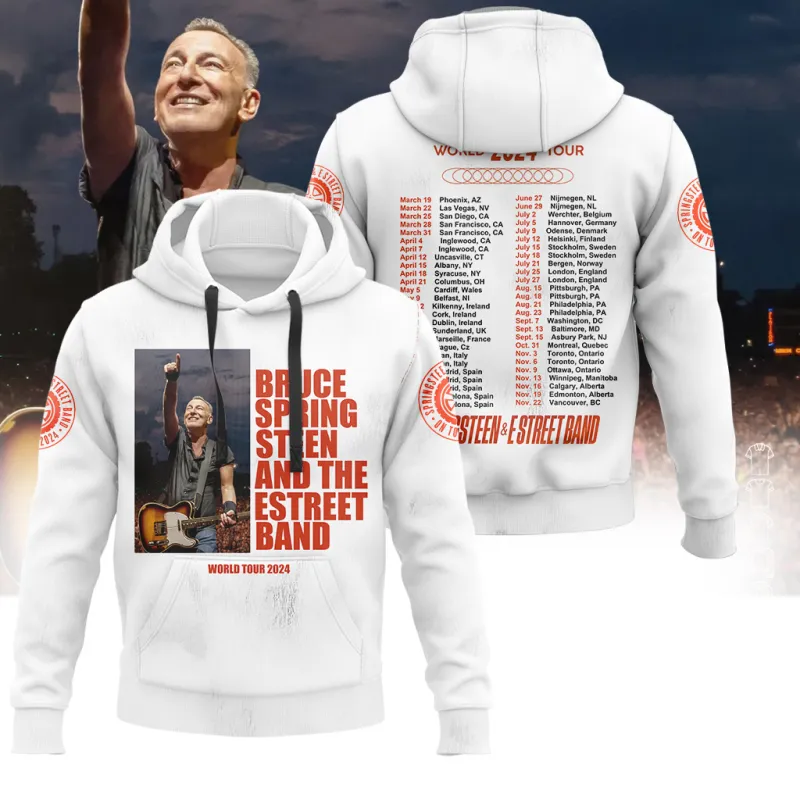 BS100424LNQ1DKD mk Bruce Springsteen and The E Street Band 2024 Tour Hoodie Shirt BS100424LNQ1DKD Idea Fanatic