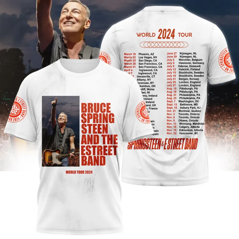 BS100424LNQ1DKD mk1 Bruce Springsteen and The E Street Band 2024 Tour Hoodie Shirt BS100424LNQ1DKD Idea Fanatic