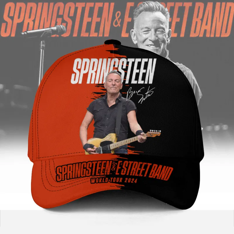 BS100424LNQ2VKH mk 1 Bruce Springsteen and The E Street Band 2024 Tour Classic Cap BS100424LNQ2VKH Idea Fanatic