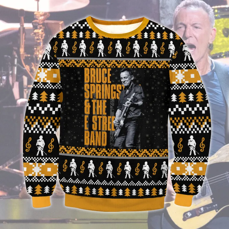 BS120923LNQ6TTT mk Bruce Springsteen Ugly Sweater BS120923LNQ6TTT Idea Fanatic