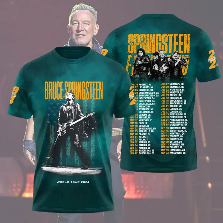 BS160424DVM8 mk Bruce Springsteen 3D Apparel BS160424DVM8 Idea Fanatic