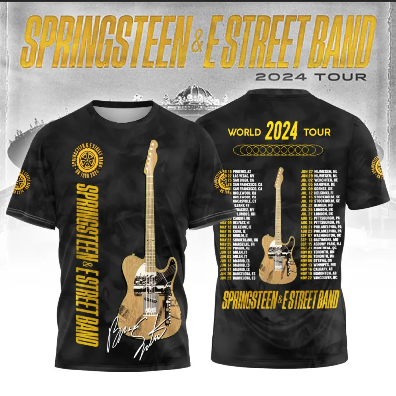 BS190424LNQ6TTT mk1 Bruce Springsteen E Street Band Tour Hoodie Shirt BS190424LNQ6TTT Idea Fanatic