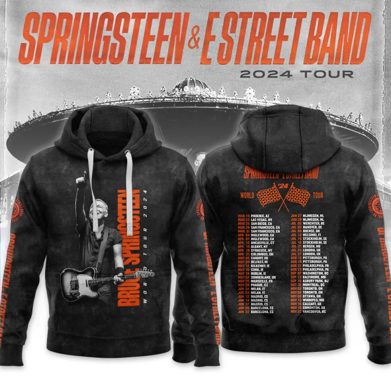 BS220424LNQ7TTT mk2 Bruce Springsteen E Street Band Tour Hoodie Shirt BS220424LNQ7TTT Idea Fanatic