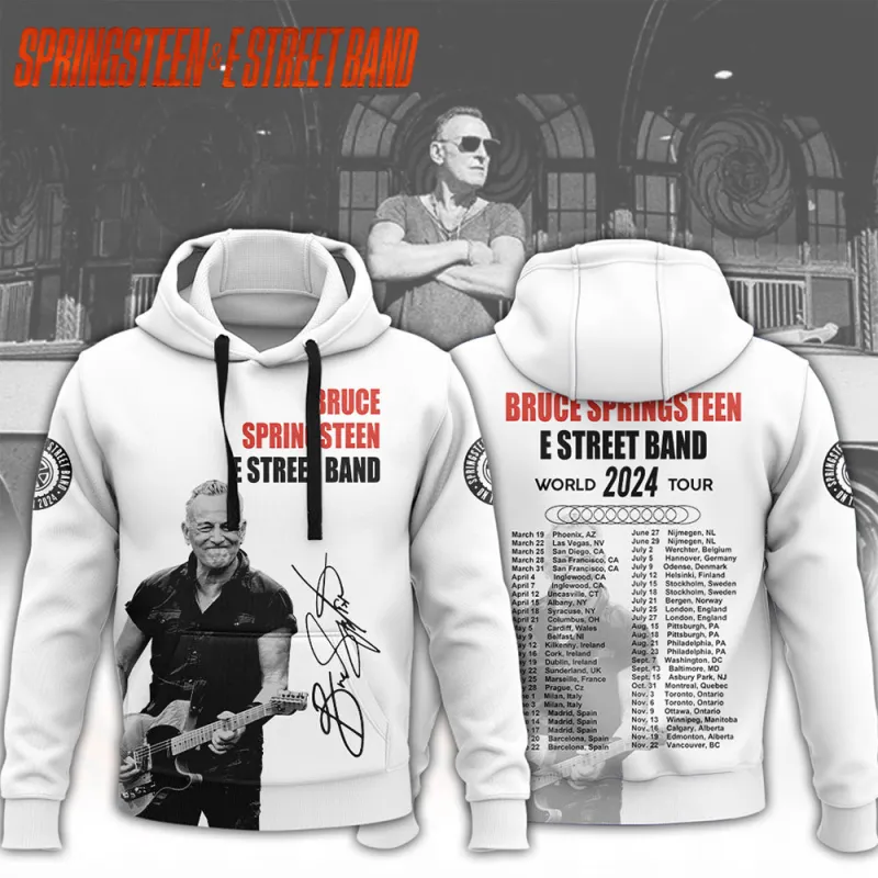 BS220424LNQ8VKH mk hd Bruce Springsteen E Street Band Tour Hoodie Shirt BS220424LNQ8VKH Idea Fanatic