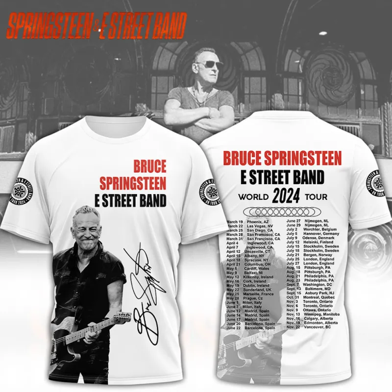 BS220424LNQ8VKH mk ts Bruce Springsteen E Street Band Tour Hoodie Shirt BS220424LNQ8VKH Idea Fanatic