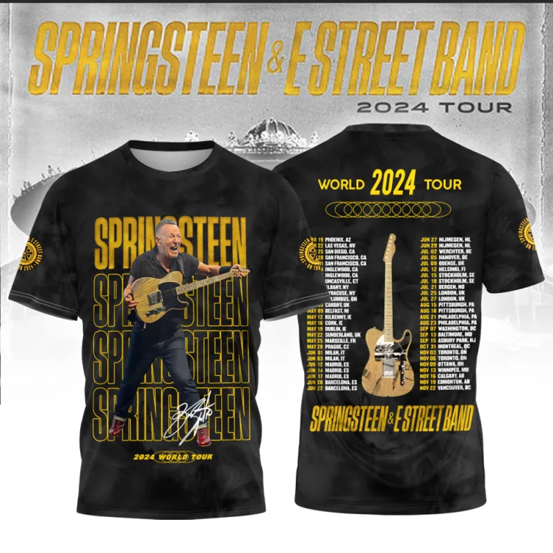 BS230424LNQ6TTT mk1 Bruce Springsteen and The E Street Band 2024 Tour Hoodie Shirt BS230424LNQ6TTT Idea Fanatic