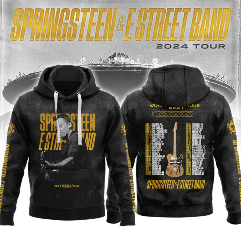 BS290324LNQ10TTT mk2 Bruce Springsteen E Street Band Tour Hoodie Shirt BS290324LNQ10TTT Idea Fanatic