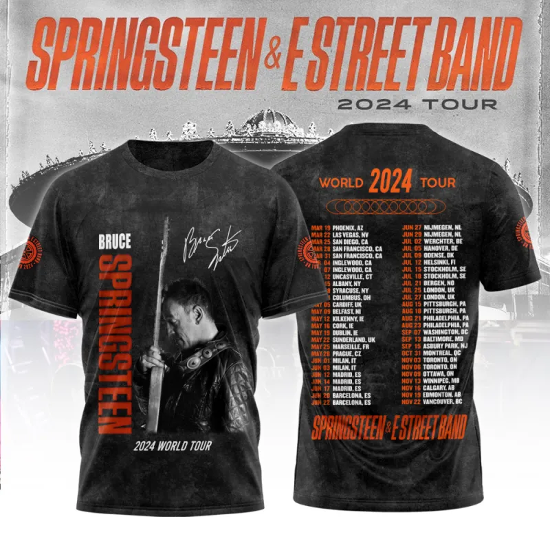 BS290324LNQ7TTT mk1 Bruce Springsteen E Street Band Tour Hoodie Shirt BS290324LNQ7TTT Idea Fanatic