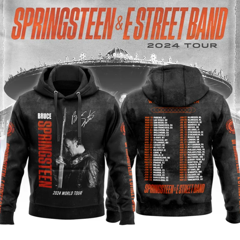 BS290324LNQ7TTT mk2 Bruce Springsteen E Street Band Tour Hoodie Shirt BS290324LNQ7TTT Idea Fanatic