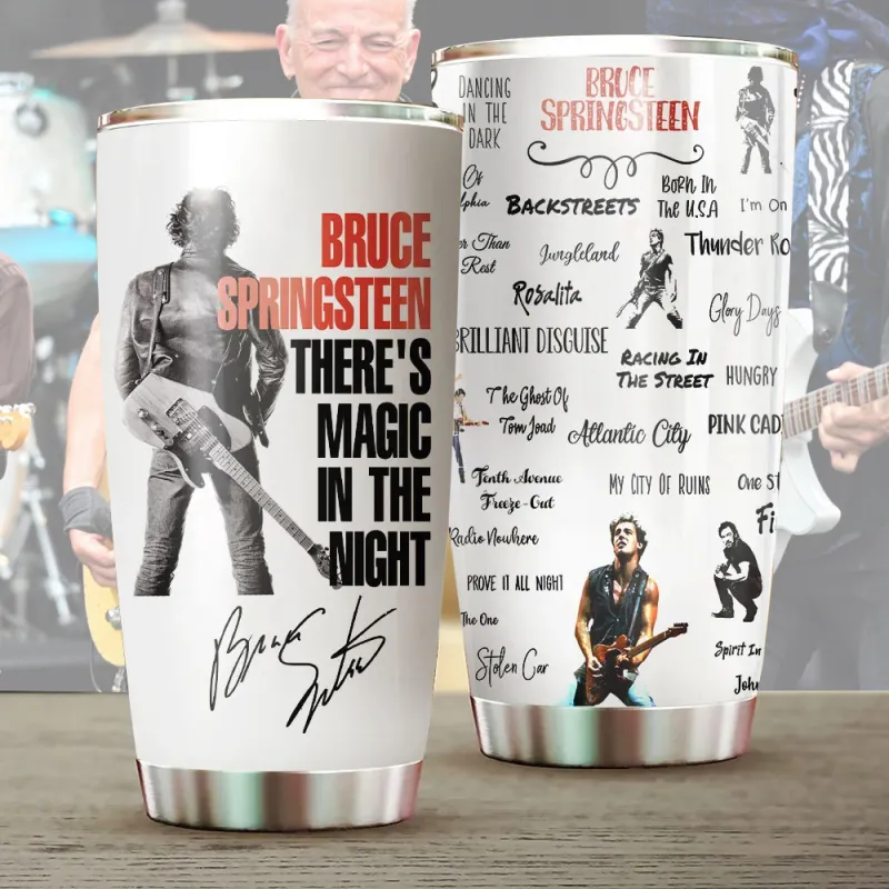 BSP110524L2 mk 1 Bruce Springsteen Tumbler Cup BSP110524L2 Idea Fanatic