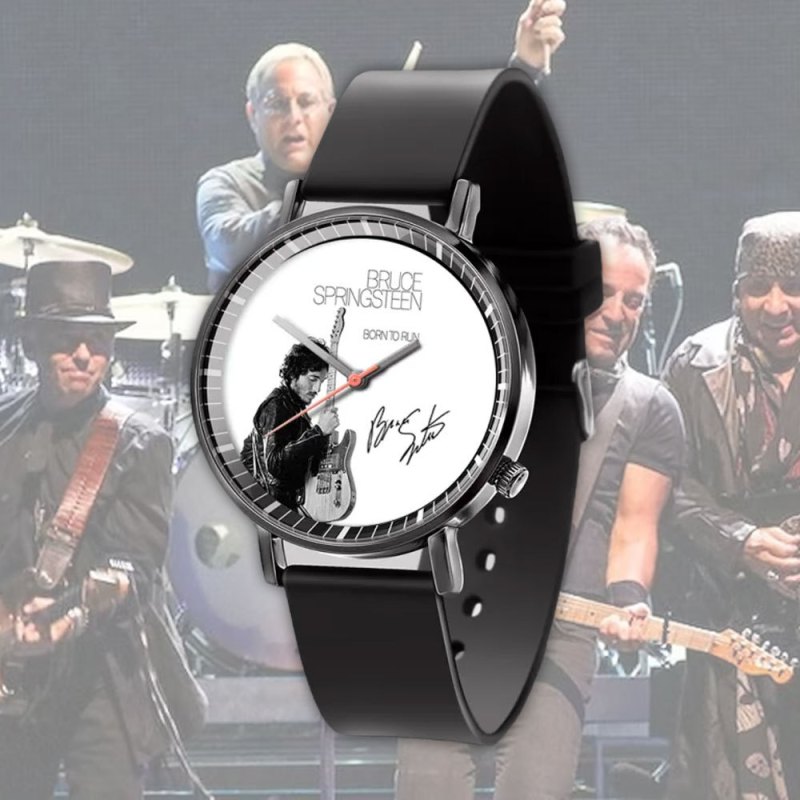 BST210324L40 mk Bruce Springsteen Black Leather Watch IDF946760 Idea Fanatic