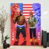 Biggie And 2Pac American Flag Background Poster Canvas Biggie And Tupac American Flag Background Poster Canvas IDFCWA0202 Idea Fanatic