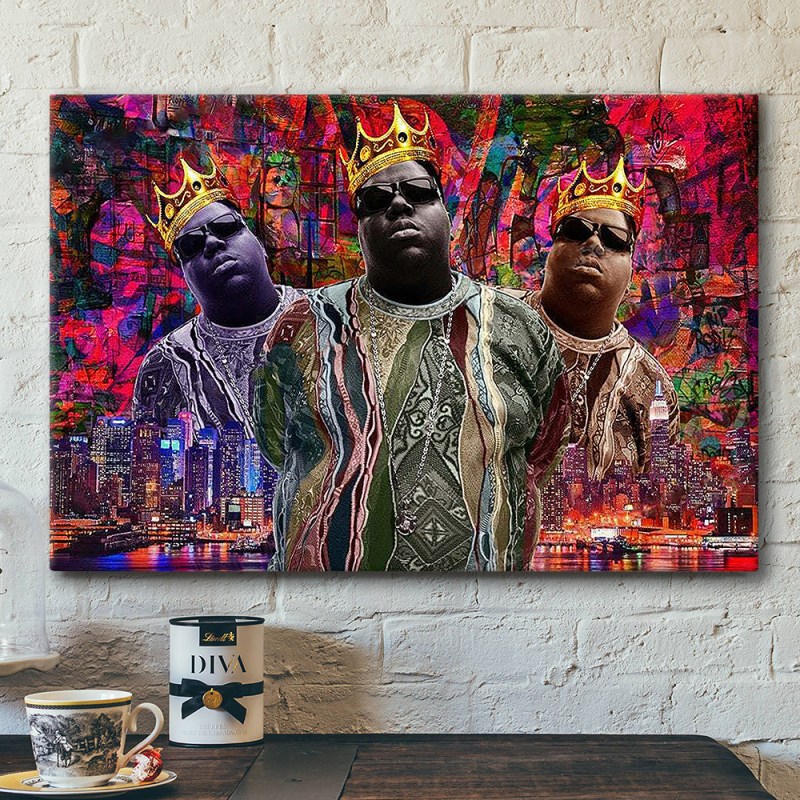 Biggie Colorful Art Hip Hop 90s Poster Canvas Biggie Colorful Art Hip Hop 90s Poster Canvas IDFCWA0204 Idea Fanatic