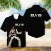 Black Aloha Elvis Presley Funny Hawaiian Shirt Gift For Rock And Roll Lovers Elvis Presley Funny Hawaiian Shirt IDF157156 Idea Fanatic