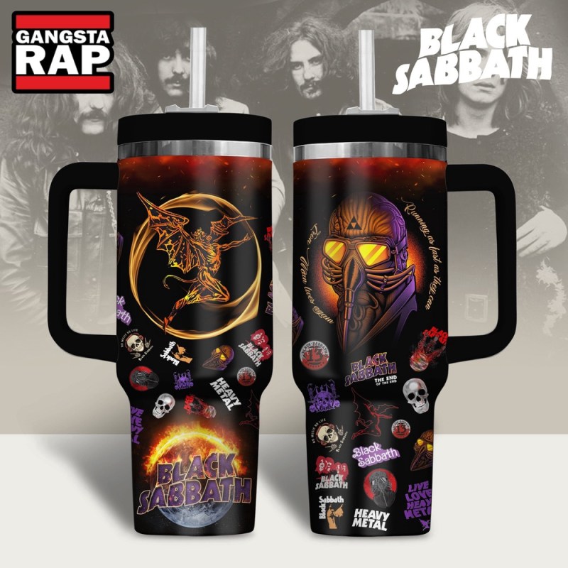 Black Sabbath Music Fan Gift Stanley Tumbler 40oz Black Sabbath Music Fan Gift Stanley Tumbler 40oz IFDD40OZ0020 Idea Fanatic