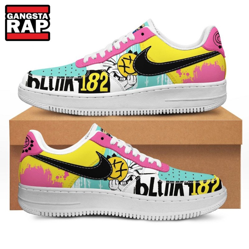 Blink 182 Music Tour Air Force 1 Shoes Sneakers Blink-182 Music Tour Air Force 1 Sneakerss IFDDAF10005 Idea Fanatic