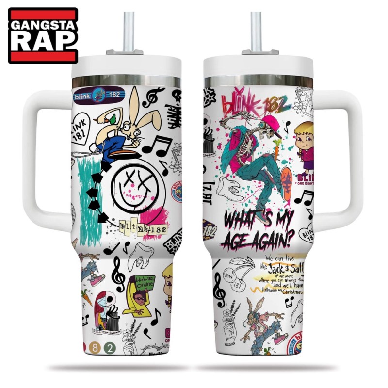 Blink 182 Rock Band Fan Gift Stanley Tumbler 40oz Blink 182 Rock Band Fan Gift Stanley Tumbler 40oz IFDD40OZ0025 Idea Fanatic