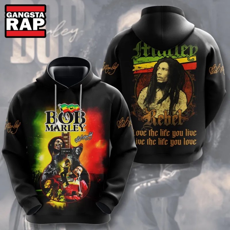 Bob Marley Lover The Life You Live Music All Over Print Hoodie Bob Marley Lover The Life You Live Music All Over Print Hoodie IFDDHD0144 Idea Fanatic