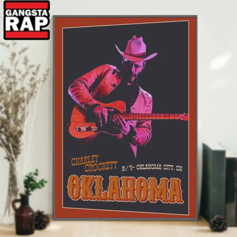 Charley Crockett Sep 4 2024 Oklahoma City Poster Canvas Art Charley Crockett Sep 4 2024 Oklahoma City Poster Canvas Art IDFCWA0146 Idea Fanatic