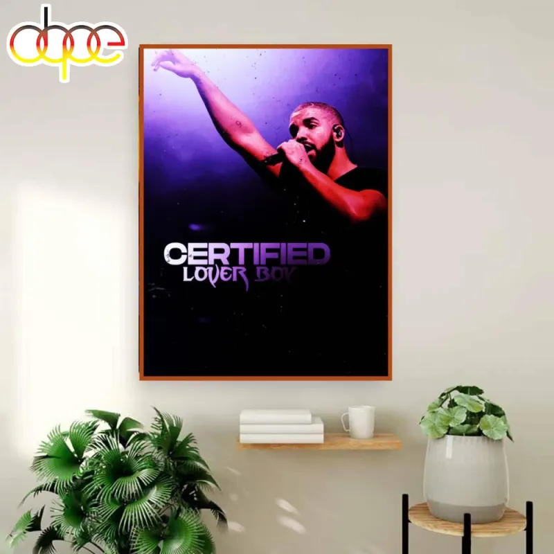 Drake Certified Lover Boy Purple Poster Canvas Drake Certified Lover Boy Purple Poster Canvas IDF1685490 Idea Fanatic