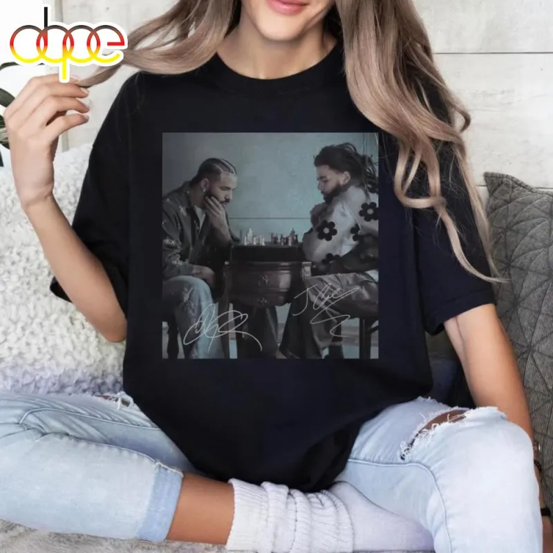 Drake J Cole Big As The What Tour 2024 Black T shirt Drake J Cole Big As The What Tour 2024 Black T-shirt IDF168436 Idea Fanatic