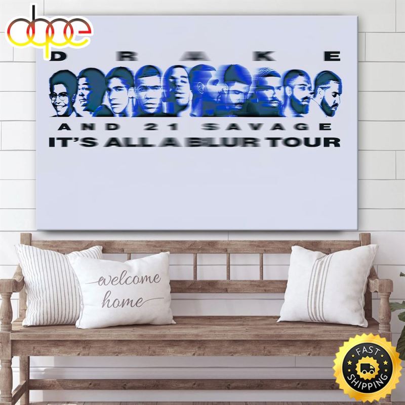Drake Announces 2023 North American Tour With 21 Savage Canvas Poster gbvats Drake North American Tour With 21 Savage Canvas Poster IDF115334 Idea Fanatic