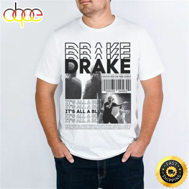 Drake Graphic Tee Its All A Blur Tour 2023 Vintage Shirt ss6us5 Drake Graphic Tee Its All A Blur Tour Vintage Shirt IDF115399 Idea Fanatic