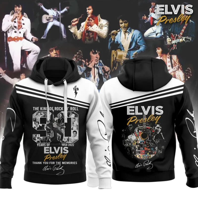 EP010224LNQ2TTT MK2 Elvis Presley The King Of Rock N Roll 3D Hoodie Shirt EP010224LNQ2TTT Idea Fanatic