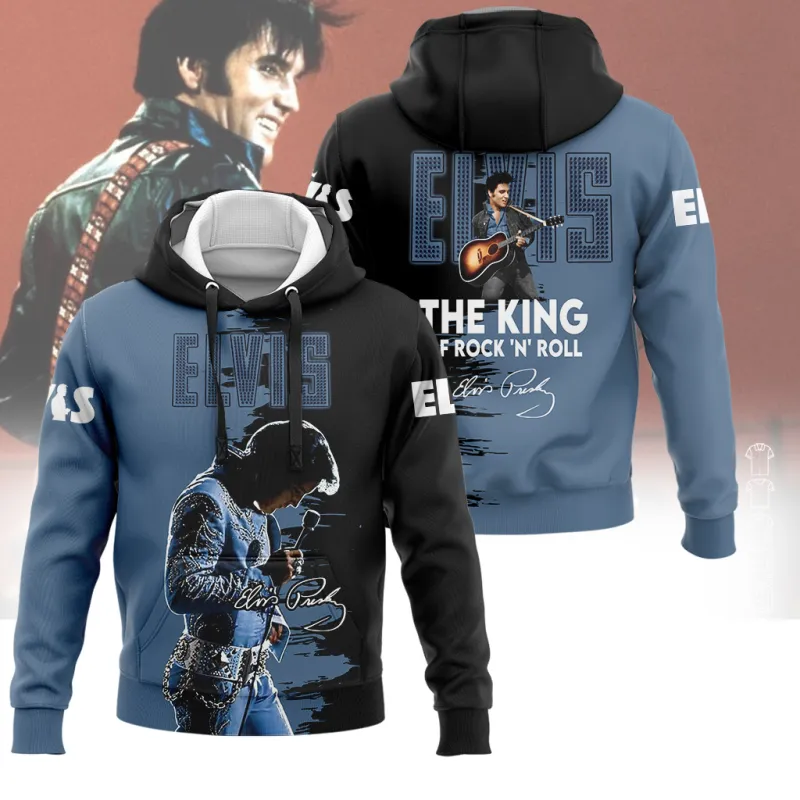 EP010324LNQ21DKD mk1 Elvis Presley King Of Rock N Roll 3D Hoodie Shirt EP010324LNQ21DKD Idea Fanatic