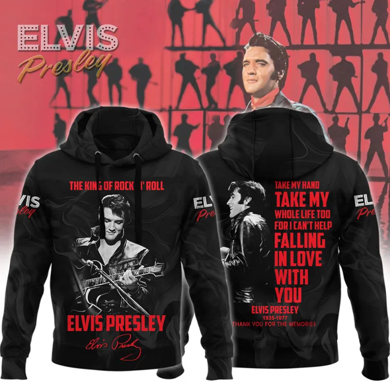 EP010424LNQ7VKH mk HD Elvis Presley The King Of Rock N Roll 3D Hoodie Shirt EP010424LNQ7VKH Idea Fanatic