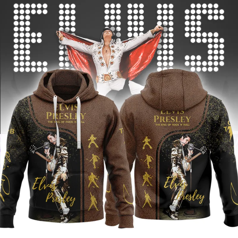 EP020224LNQ14TTT mk2 Elvis Presley King Of Rock N Roll 3D Hoodie Shirt EP020224LNQ14TTT Idea Fanatic