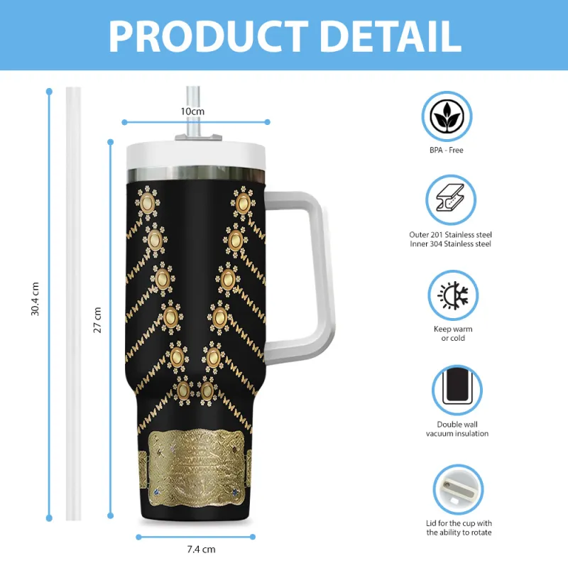 EP020224LNQ5DKD mk3 Elvis Presley Custom Design Vacuum Insulated Stanley Tumbler EP020224LNQ5DKD Idea Fanatic