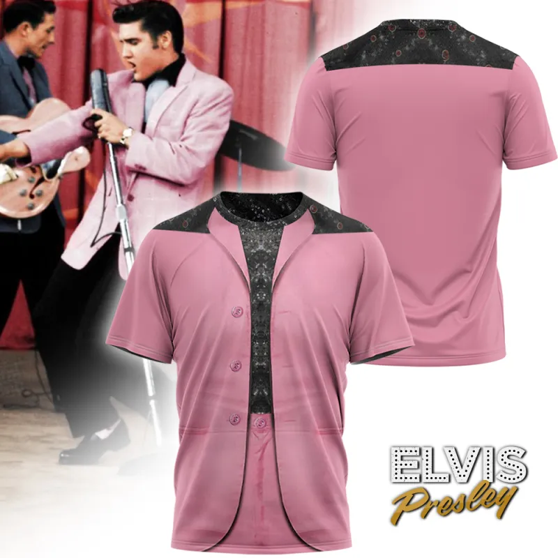 EP050324LNQ16TTT mk1 Elvis Presley Pink Custom Hoodie Shirt EP050324LNQ16TTT Idea Fanatic