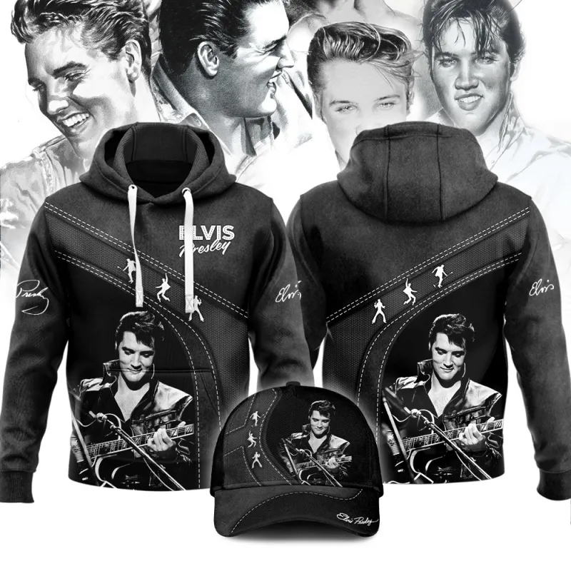 EP070324LNQ3TTT mk10 Elvis Presley 3D Combo Hoodie Shirt Cap EP070324LNQ3TTT Idea Fanatic