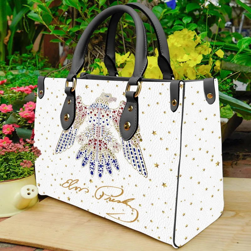 EP100124LNQ4TTT mk5 black 1 Elvis Presley Eagle Rhinestones Leather HandBag IDF870922 Idea Fanatic